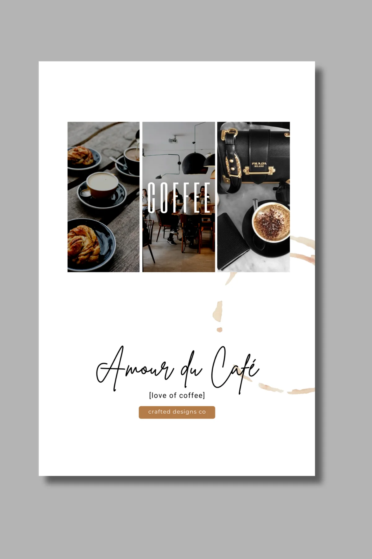 Amour du Cafe Dashboard