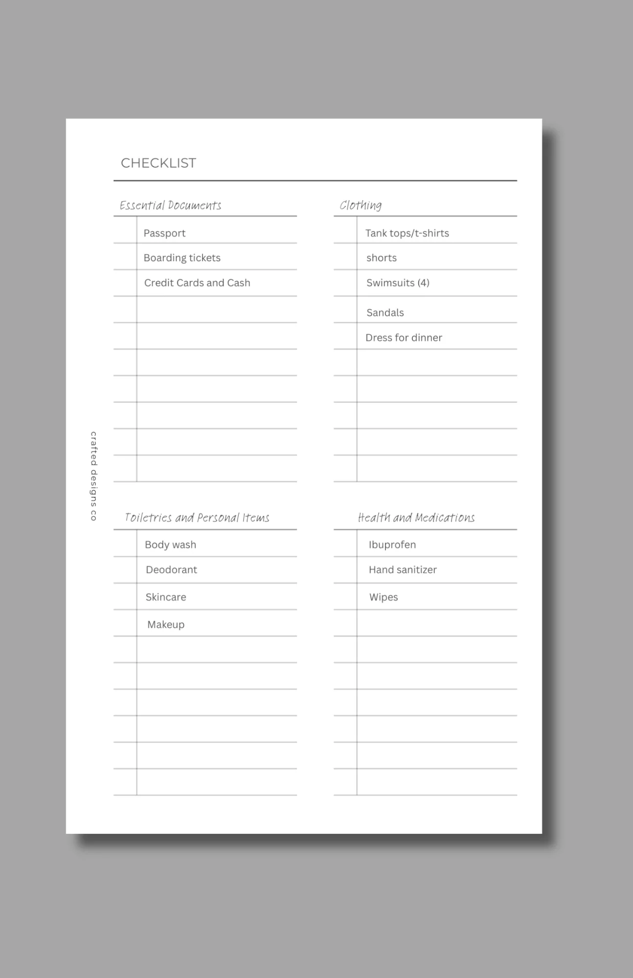 Checklist Insert - Image 2