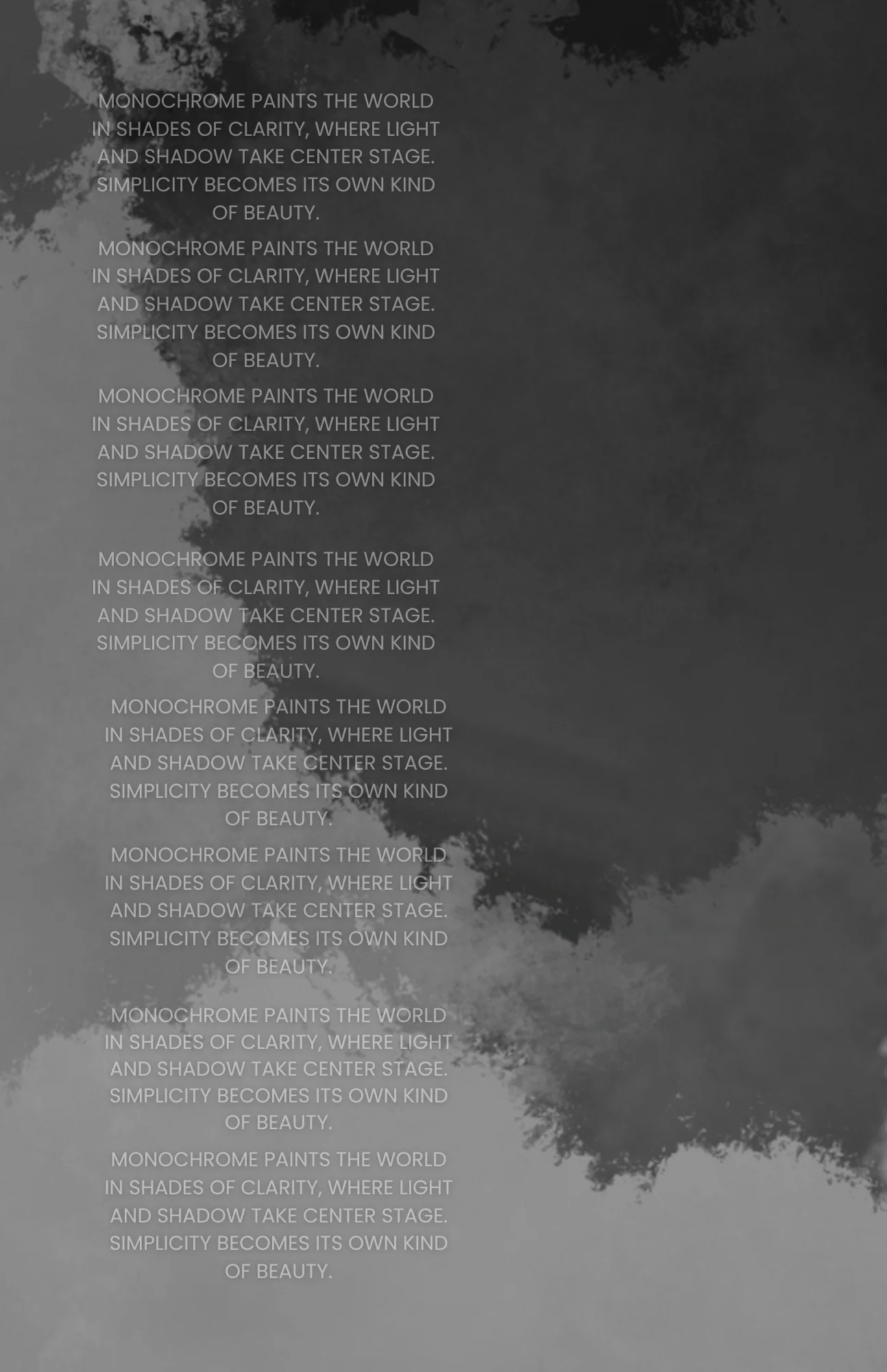 Elevated Life Collection: LIFE IN MONOCHROME - Image 2
