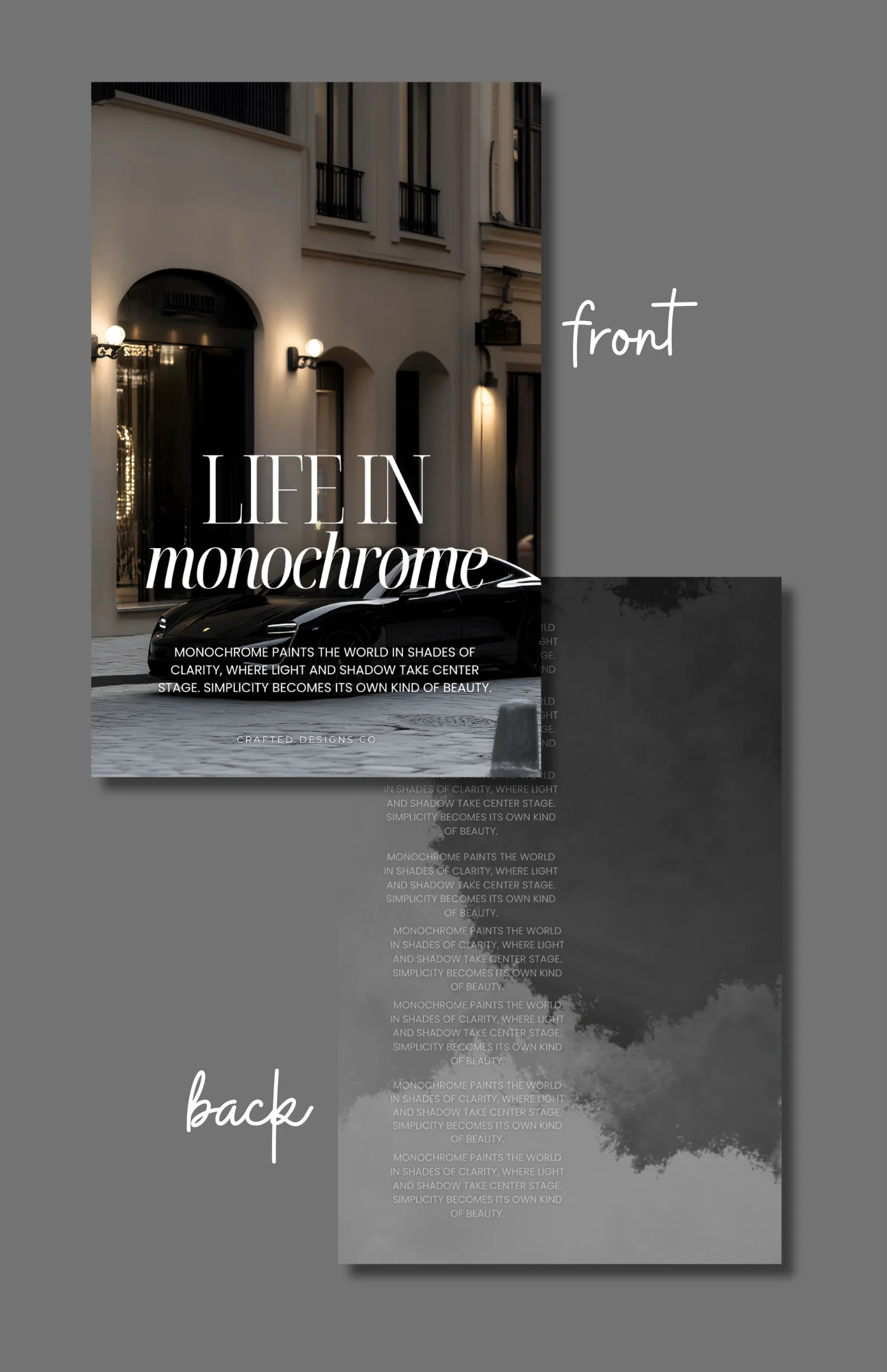 Elevated Life Collection: LIFE IN MONOCHROME - Image 3