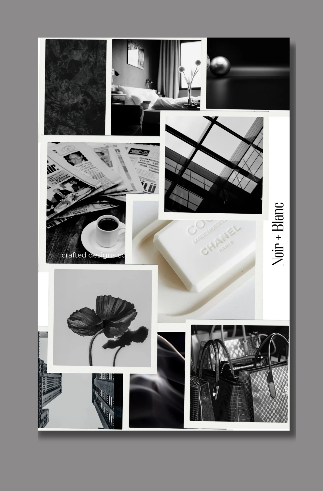 Noir + Blanc Dashboard