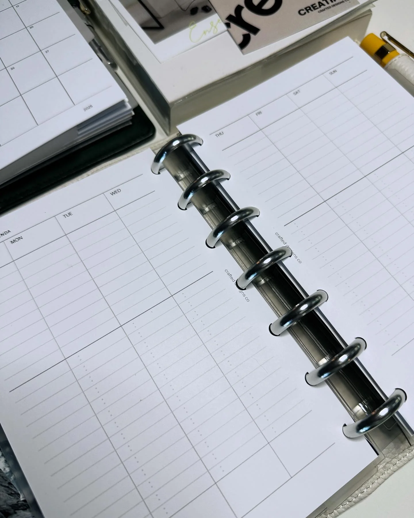 The Undated Weekly Agenda Inserts