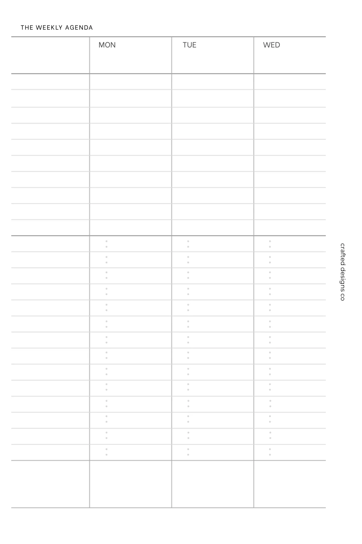 The Undated Weekly Agenda Inserts - Image 4