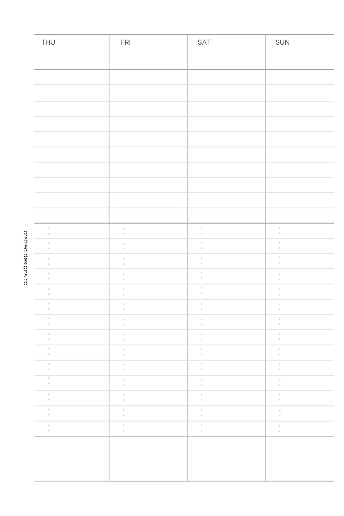 The Undated Weekly Agenda Inserts - Image 6