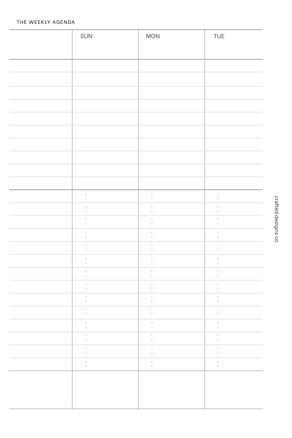 The Undated Weekly Agenda Inserts - Image 7
