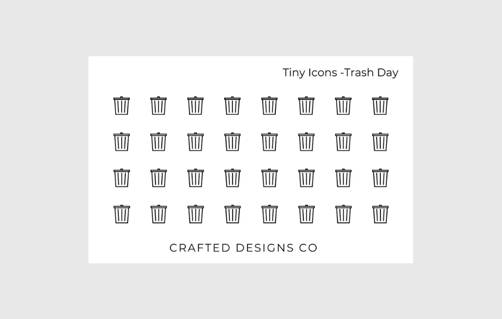 Tiny Icon - Trash Day
